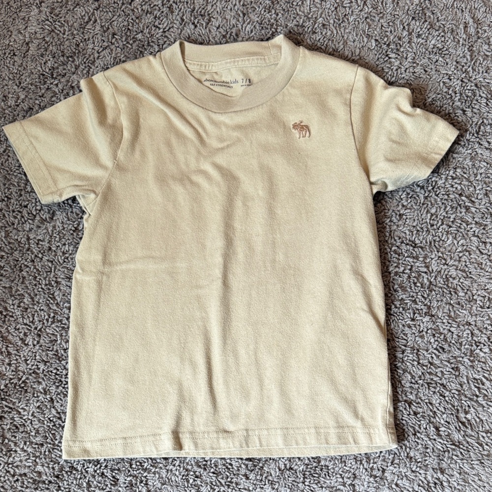 Abercrombie Kids Tan Short Sleeve Tee
